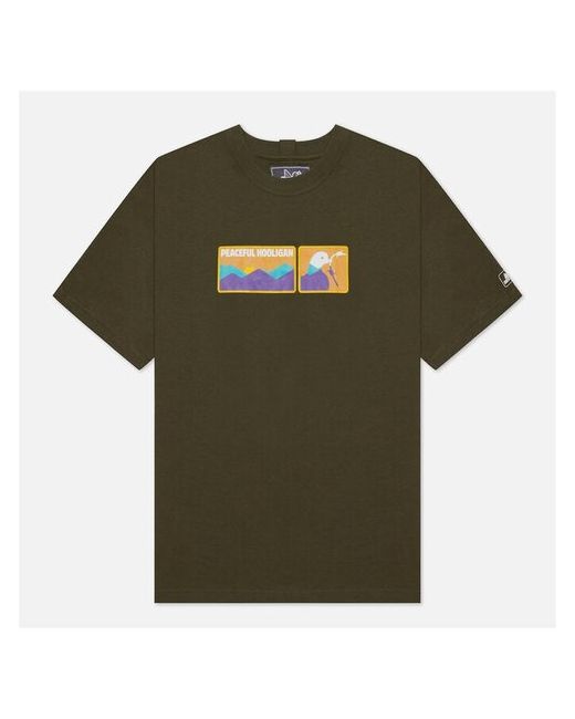 Peaceful Hooligan футболка Trailwear оливковый Размер S
