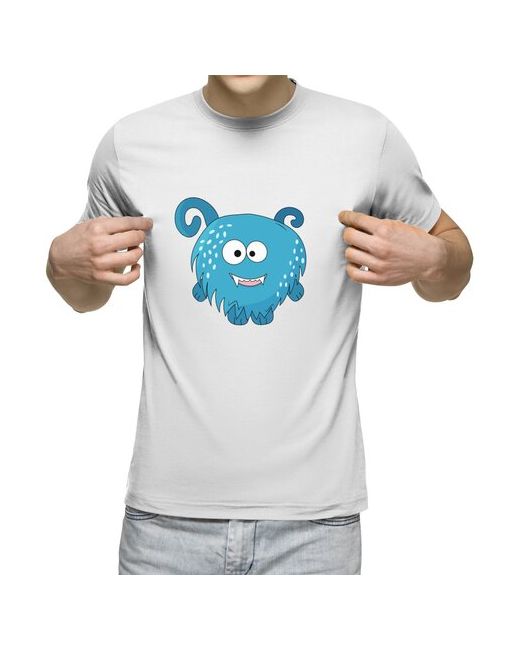 US Basic футболка Синий монстрик. Для детей 2XL