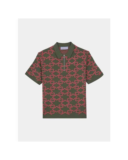 Bluemarble Футболка Knitted Jacquard Polo M