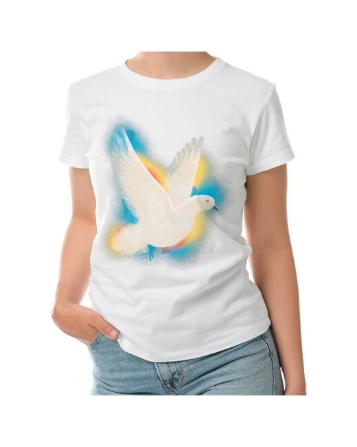 Roly футболка Акварельная голубка Голубь Мира S