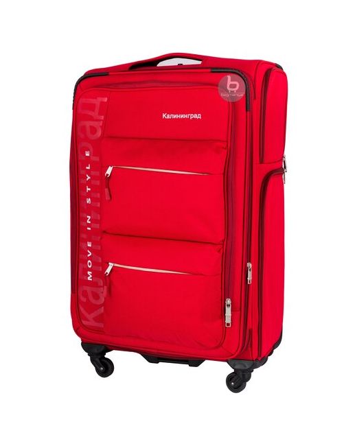 Bagmaniya Тканевый чемодан на 4-х колесах Багаж Большой 146Л Прочный и непромокаемый