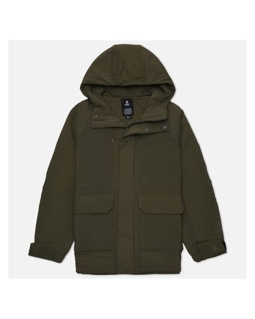 Gramicci зимняя куртка Craftevo Ny66 Hooded оливковый Размер M
