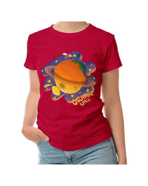 Roly футболка Апельсиновый космос Orange space S