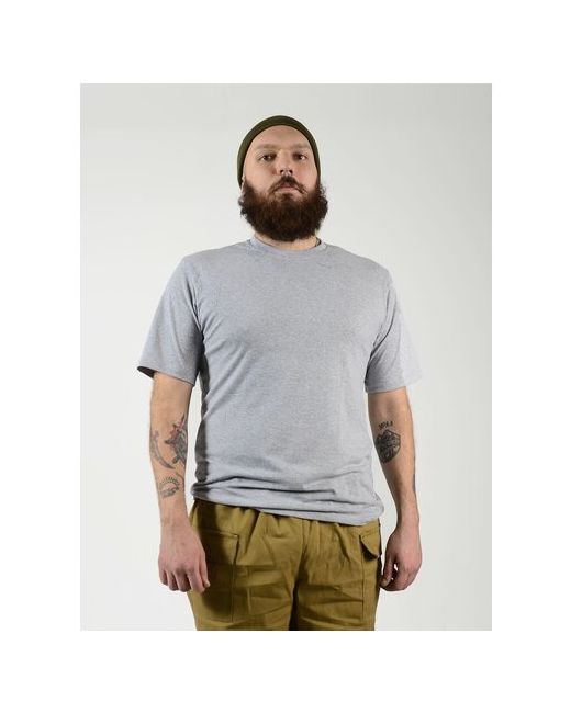 Палитра-текстиль Базовая футболка из хлопка с круглым вырезом меланж размер 50