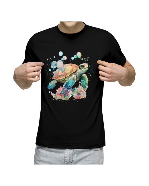 US Basic футболка морская черепаха S
