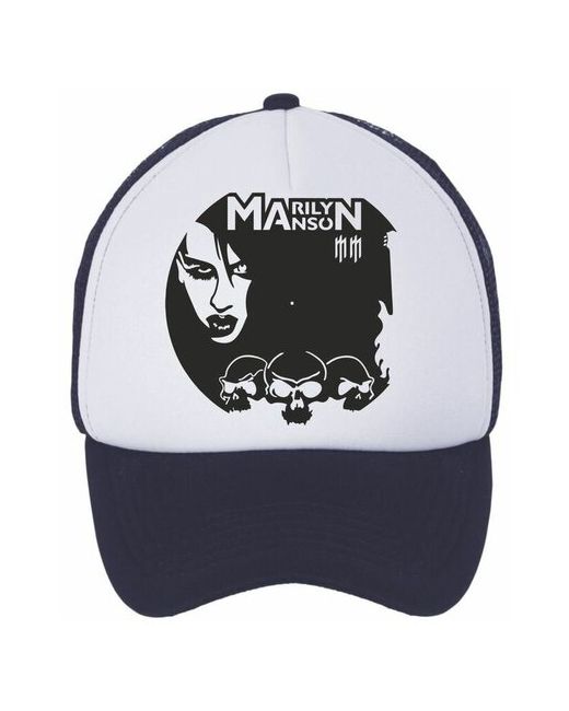 Migom-Shop Кепка Marilyn Manson Мэрилин Мэнсон 15 С сеткой