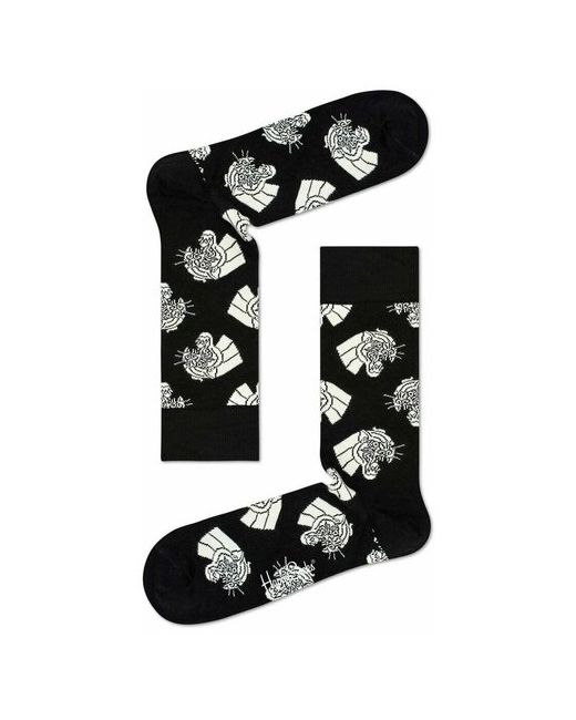 Happy Socks Носки унисекс Mountain Lion Sock с тигриными мордами