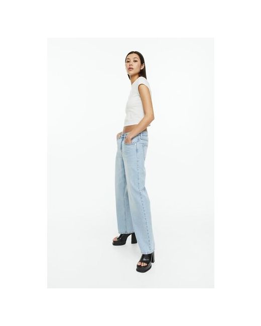 H & M мешковатые низкие джинсы 90-х годов светло 46
