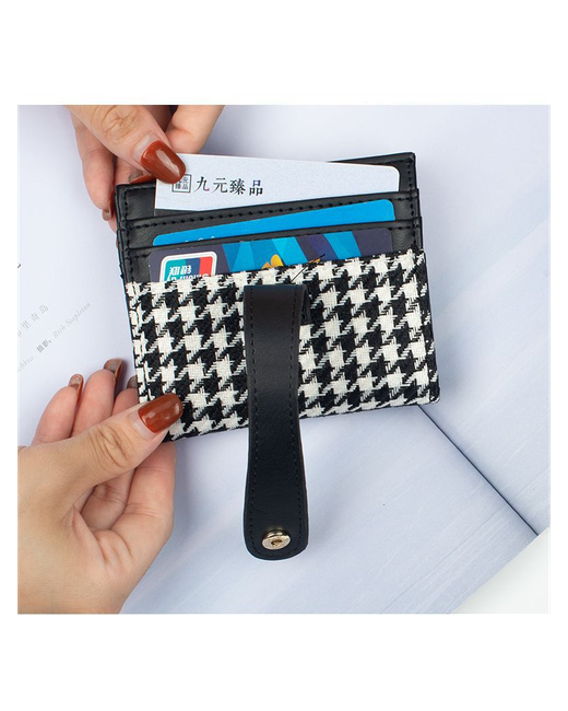 MyPads кошелек из текстиля лучший подарок девушке портмоне-визитница не занимает много места стильный дизайн