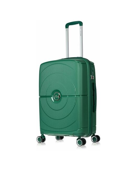 L'Case Чемодан на колесах Lcase Doha. Средний полипропилен 65 см 60 л. Дорожный чемодан колесиках для путешествий и поездок.
