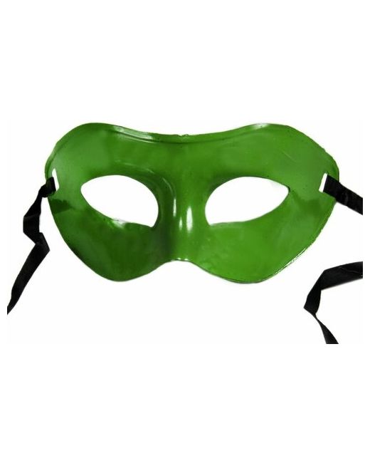 игрушка-праздник Маска карнавальная венецианская мужская зеленая