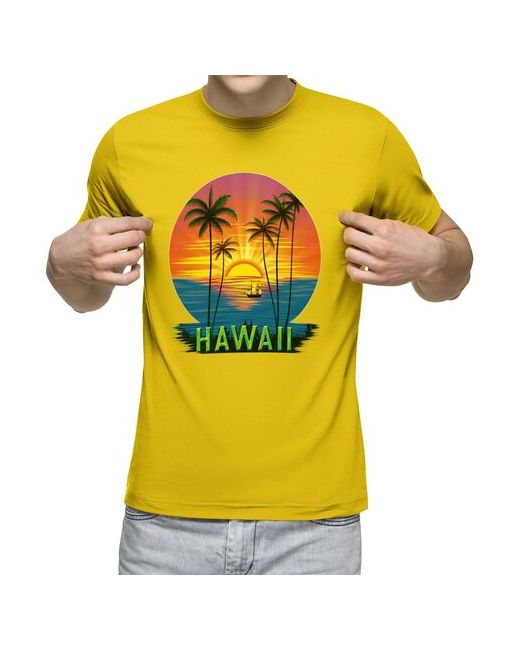 US Basic Мужская футболка Гавайи 2XL