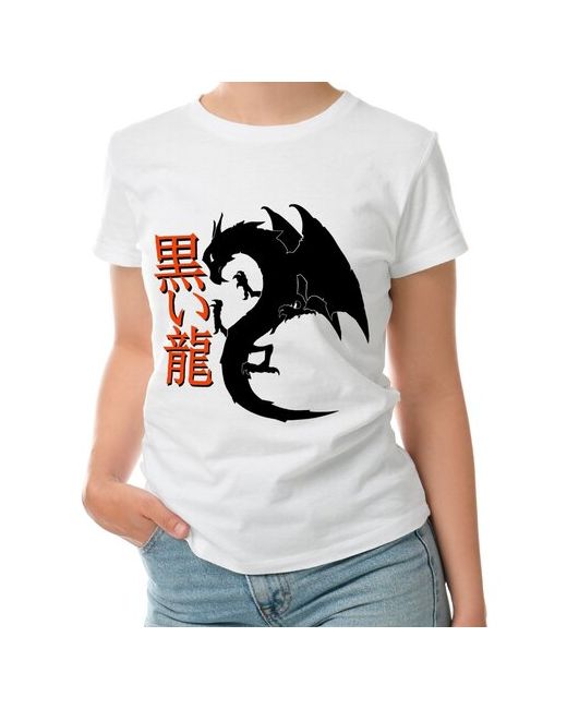 Roly футболка чёрный дракон S