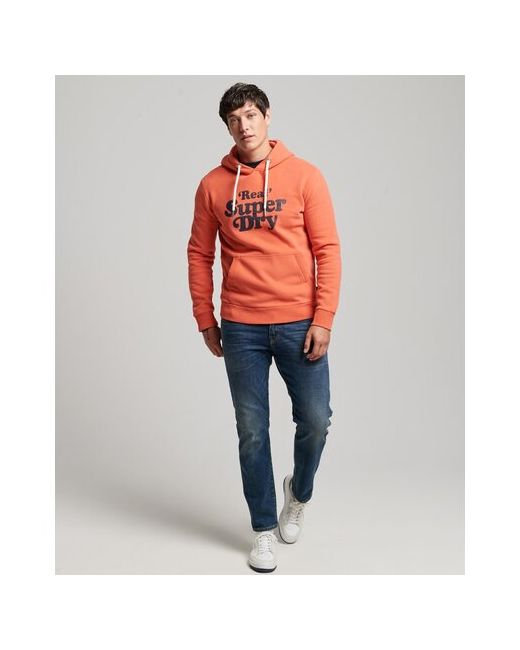 Superdry Худи VINTAGE COOPER CLASSIC HOOD Пол Spiced Coral Размер S