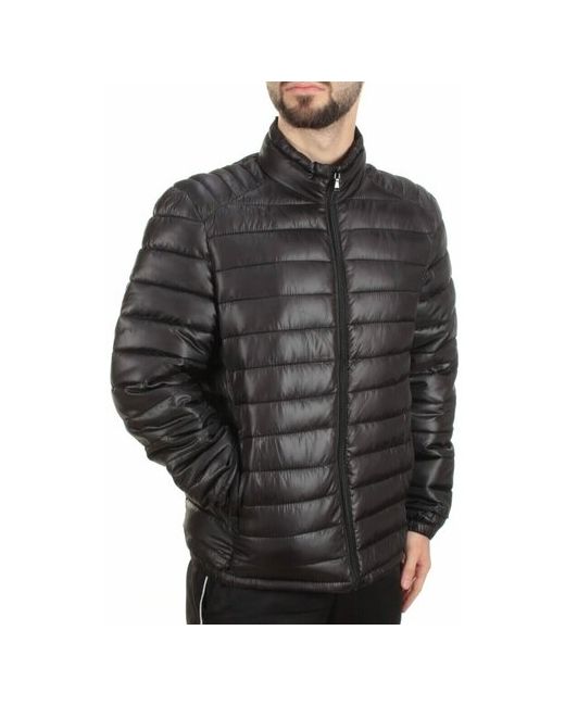 Фабричный Китай 81008 Куртка демисезон черная 100 гр. синтепон размер 2XL 46/48 рос