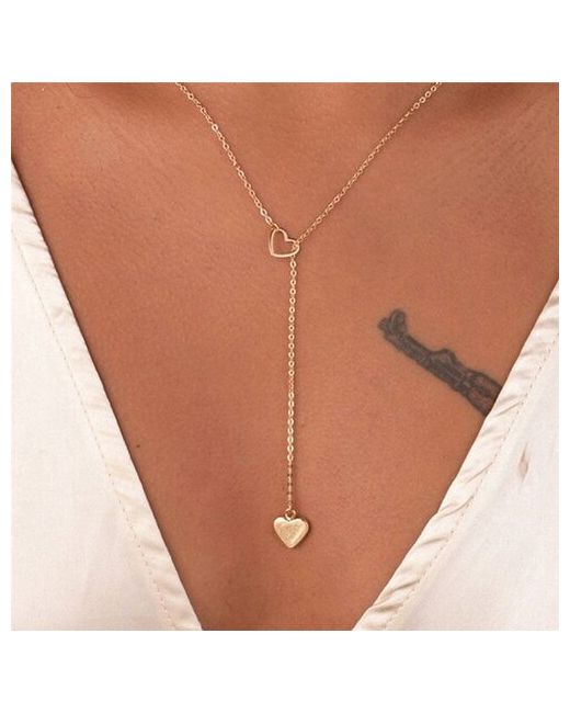 нет Новое модное Трендовое ювелирное изделие медная цепочка в форме сердца ожерелье подарок для и девушек