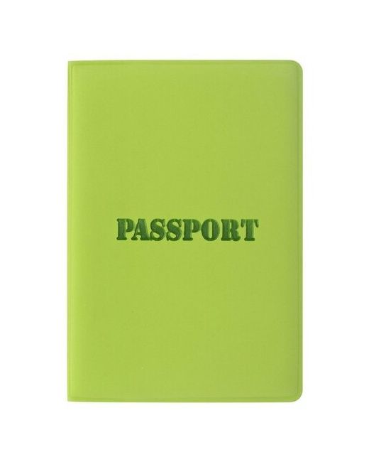 Staff Обложка для паспорта мягкий полиуретан паспорт салатовая 237607