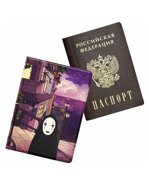 Keks Обложка чехол на паспорт аниме Унесенные призраками