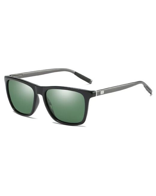 Bestyday Поляризованные солнцезащитные очки с защитой от ультрафиолета для и 3 категории защиты Черно-зеленые