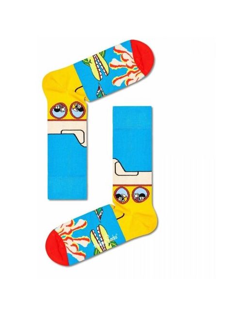 Happy Socks Носки унисекс Beatles Sock с желтой субмариной мультиколор 29