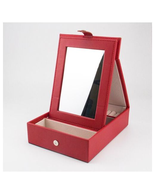 Mivo-World Органайзер для украшений коробка подставка бижутерии шкатулка с зеркалом