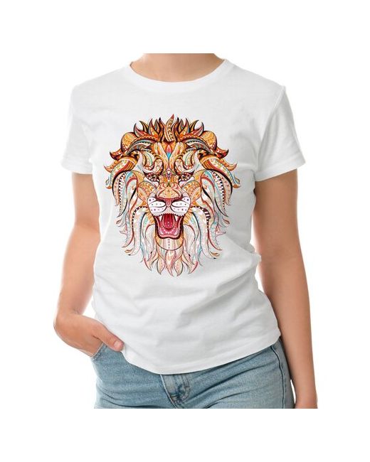 Roly футболка Лев с этническим орнаментом XL