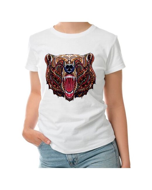 Roly футболка Медведь с этническим орнаментом M