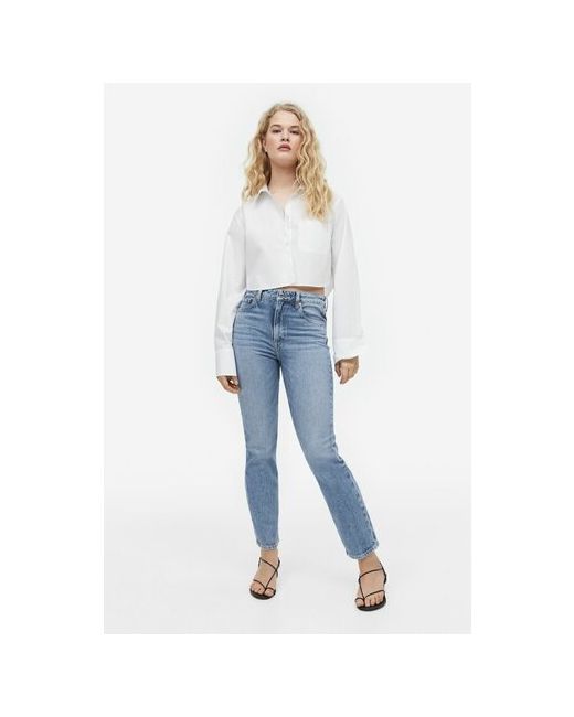H & M Узкие джинсы с высоким голенищем 48