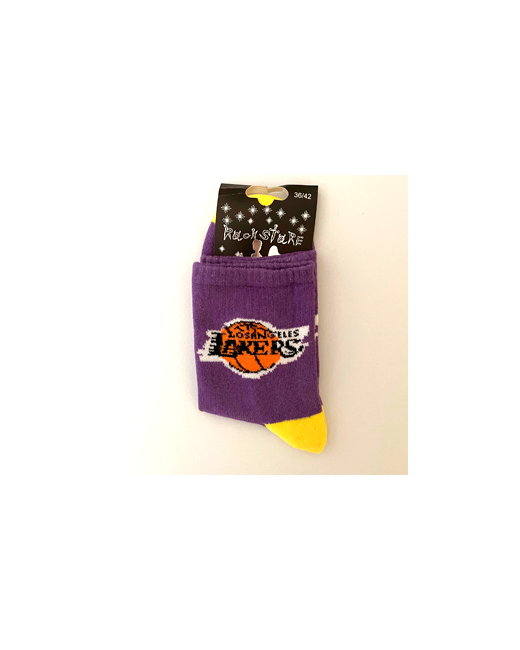 Rock Store носки с баскетбольным мячом и надписью Losangeles Lakers от