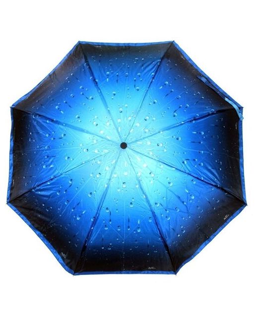 Popular зонт капли 3D 4 сложения суперавтомат сатин купол 96 см. 201-5-01