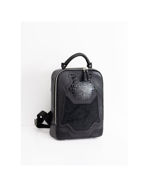 MirkaBags Рюкзак городской классический сумка из натуральной кожи для офиса