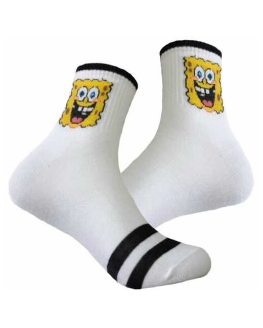 Sova Дизайнерские носки высокие с принтом Спанч Боб 35-38 размер