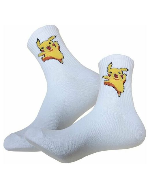 Sova Дизайнерские носки высокие с принтом Покемон Пикачу 36-42 размер