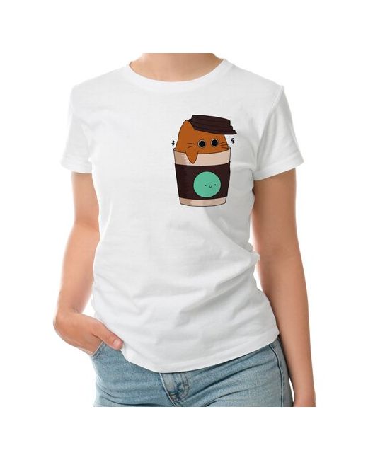 Roly футболка Кофейный кот XL