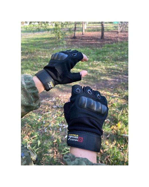 Ganalyly Перчатки тактические без пальцев TACTICAL GLOVES размер XXL велосипедные перчатки военные защитные/велоперчатки/мотоперчатки