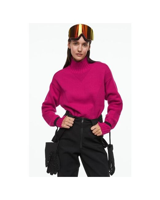 H & M Теплый свитер с высоким воротником разноцветный S