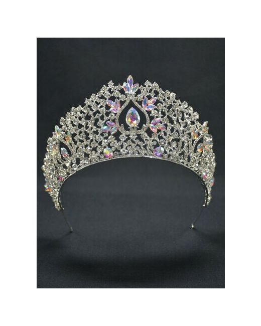 Мечта принцессы Диадема-корона с кристаллами мультиколор