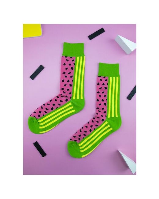 2Beman Носки носки унисекс разноцветные арбузы размер 39-44