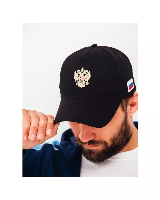 Спорт Сибирь Бейсболка Кепка с вышивкой герб России S