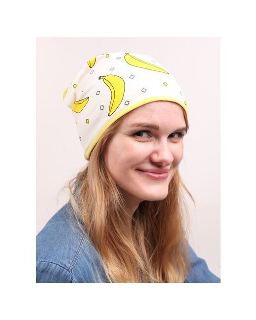 Anru шапка Шапочка с принтом Бананы