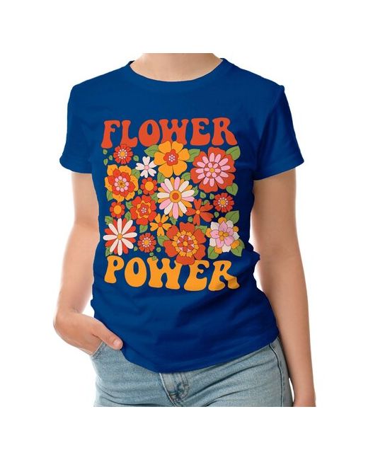Roly футболка Flower power Сила в цветах S темно-