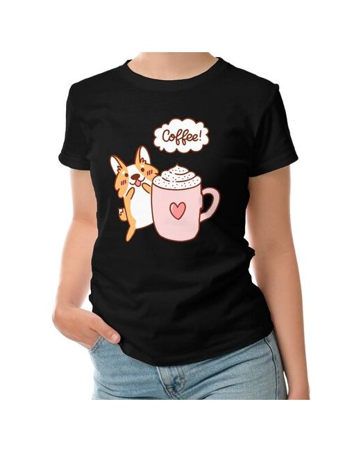 Roly футболка Корги и любимый кофе 2XL