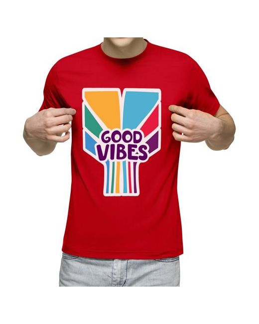 US Basic футболка На волне позитива Good Vibes S