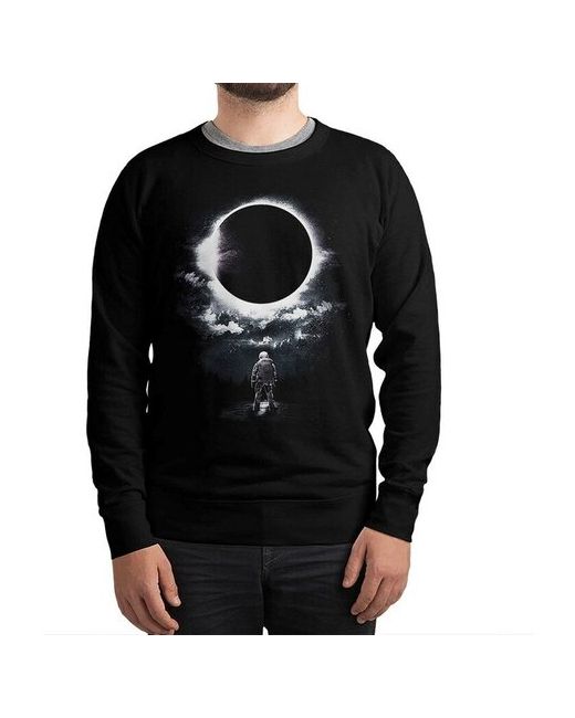 Dream Shirts Свитшот Лунное Затмение в космосе 50 Размер