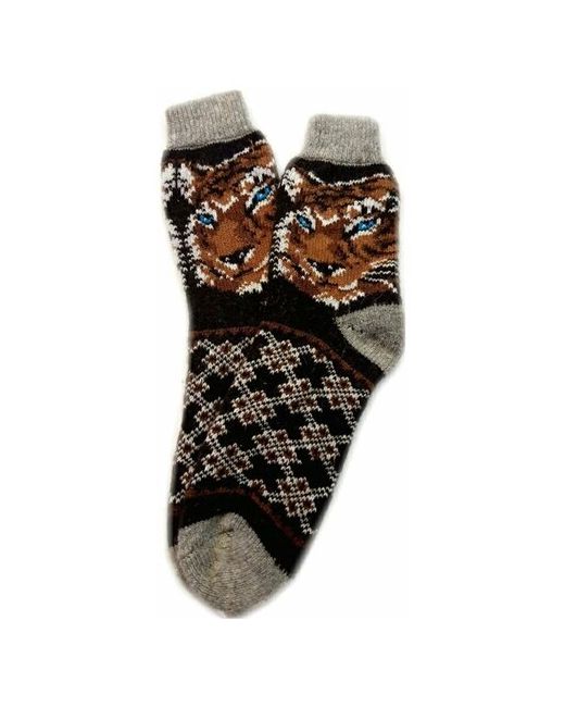 Рассказовские (тамбовские) носки Тамбовские шерстяные носки Тигр размер 41-44