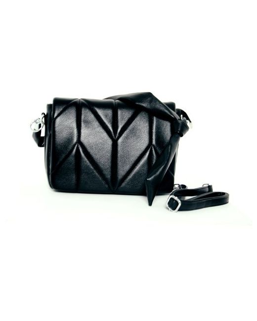 M.S.Style Сумка кросс-боди клатч сочетание стилей экокожа премиум качества в шикарном черном цвете