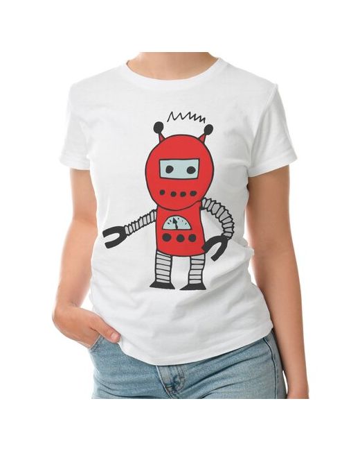Roly футболка робот красный M