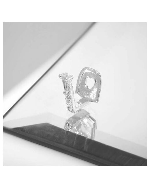 Queen Fair Грилзы Дорожка кристалл бижутерный сплав 1.1 х 0.7 0.2 см 1 шт.