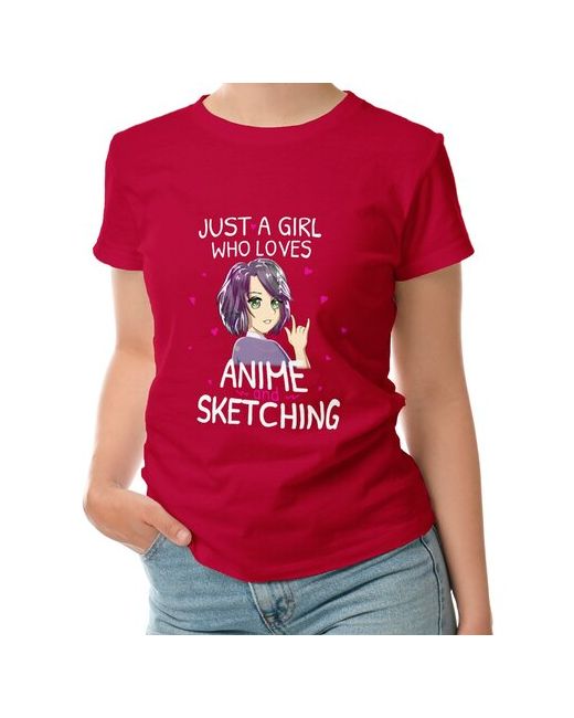Roly футболка Просто девушка которая любит аниме и скетчинг L