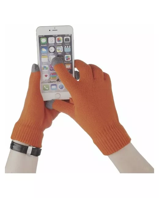 Подарки Перчатки для сенсорных экранов Scroll оранжевого цвета